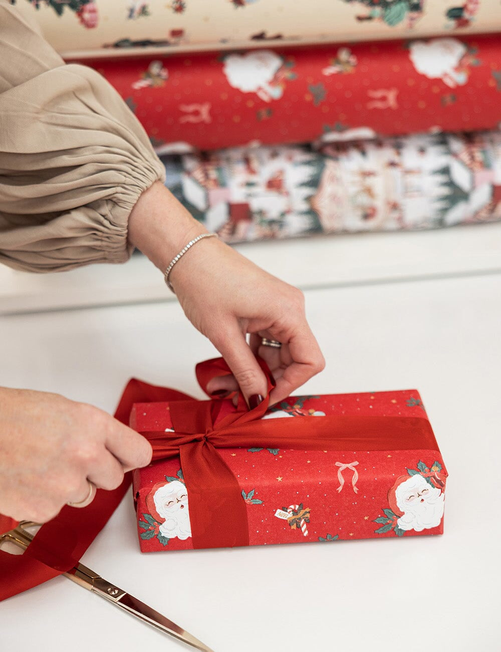 Gift Wrap Roll 3m - Jingle Bells - Pure Apotheca