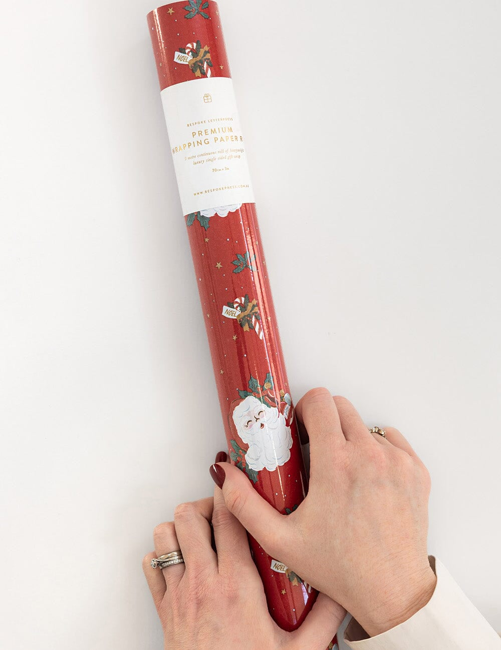 Gift Wrap Roll 3m - Jingle Bells - Pure Apotheca