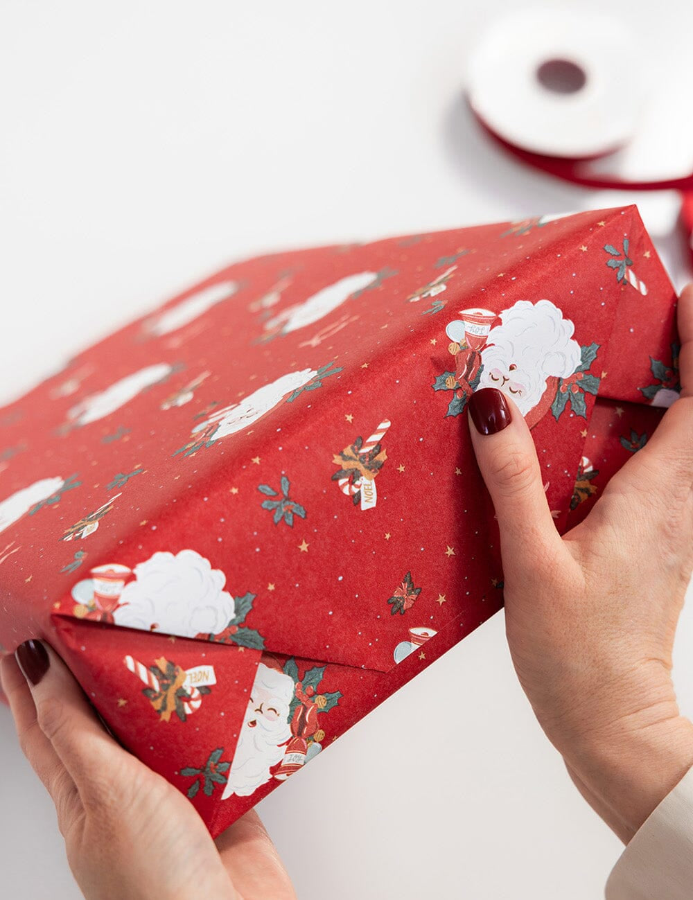 Gift Wrap Roll 3m - Jingle Bells - Pure Apotheca