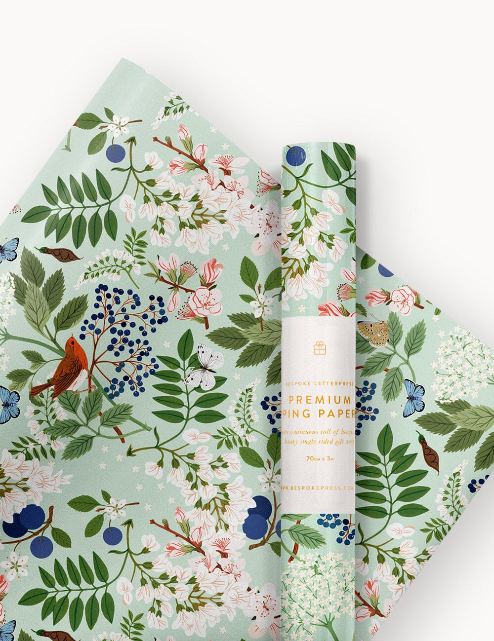 Gift Wrap Roll 3m - Sparrows - Pure Apotheca