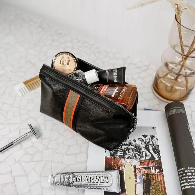 Gilbert Black Toiletry Bag - Pure Apotheca
