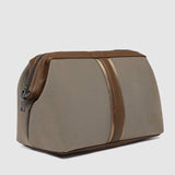 Gilbert Mens Toiletry Bag Nylon Coffee - Pure Apotheca