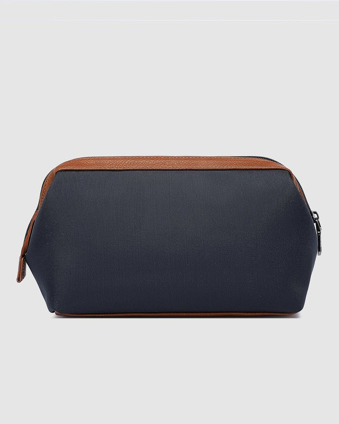 Gilbert Mens Toiletry Bag Nylon Navy - Pure Apotheca