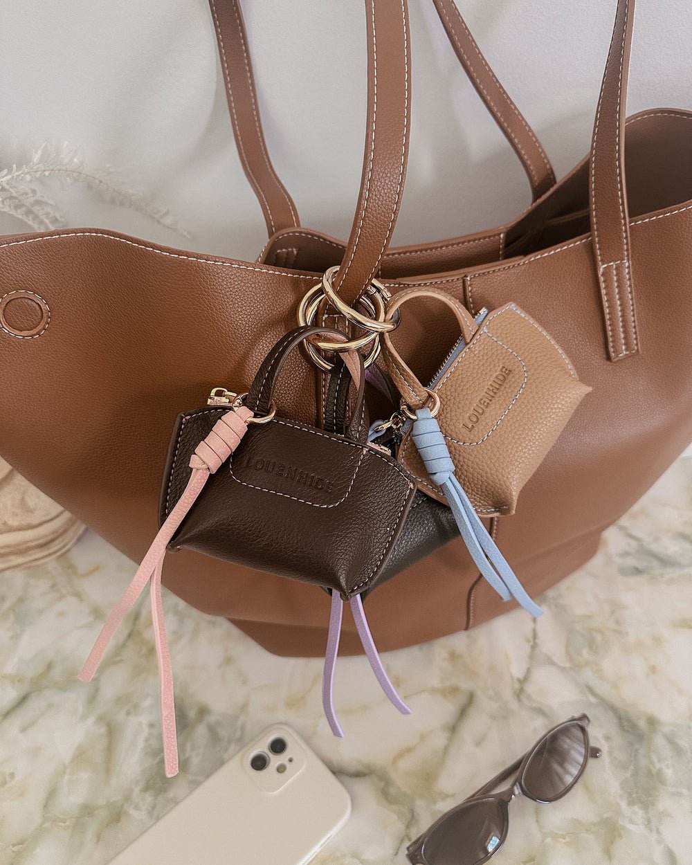 Gina Bag Charm Chocolate - Pure Apotheca