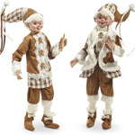 Gingerbread Lane 16" Posable Gingerbread Elf Brown - 2 ASSTD - Pure Apotheca