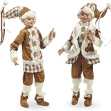 Gingerbread Lane 16" Posable Gingerbread Elf Brown - 2 ASSTD - Pure Apotheca
