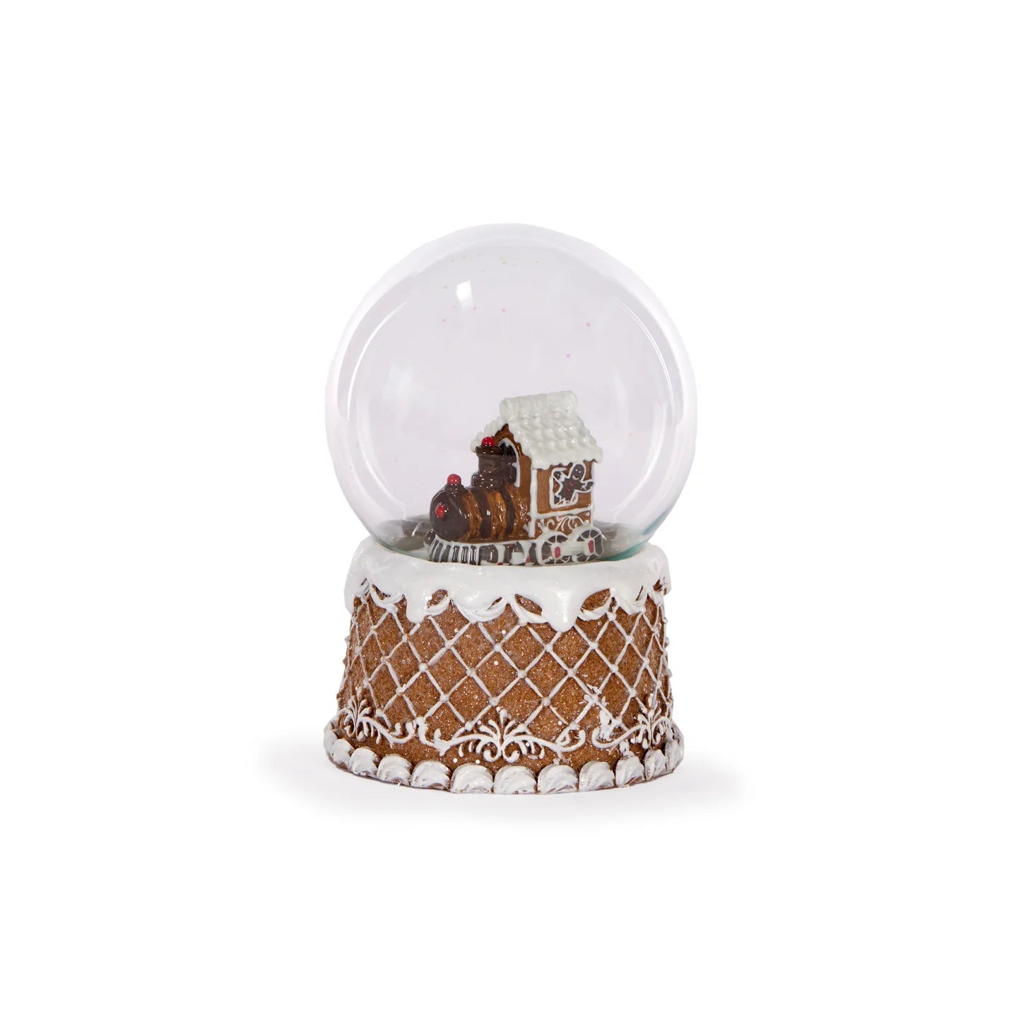 Gingerbread Snow Globe Train - Pure Apotheca
