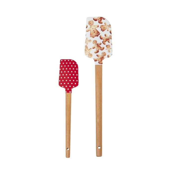 Gingerbread Spatula Set/2 Silicone - Pure Apotheca