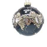 GLASS BAUBLE BLUE GOLD BAND - Pure Apotheca