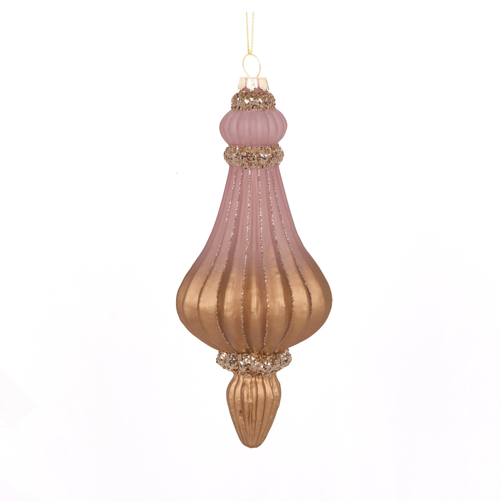 GLASS CHANDELIER FINIAL BROWN - Pure Apotheca