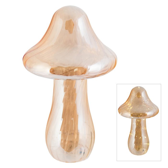 GLASS LED CHAMPAGNE MUSHROOM LGE - Pure Apotheca