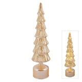GLASS ROTATING LED TREE GOLD LGE - Pure Apotheca