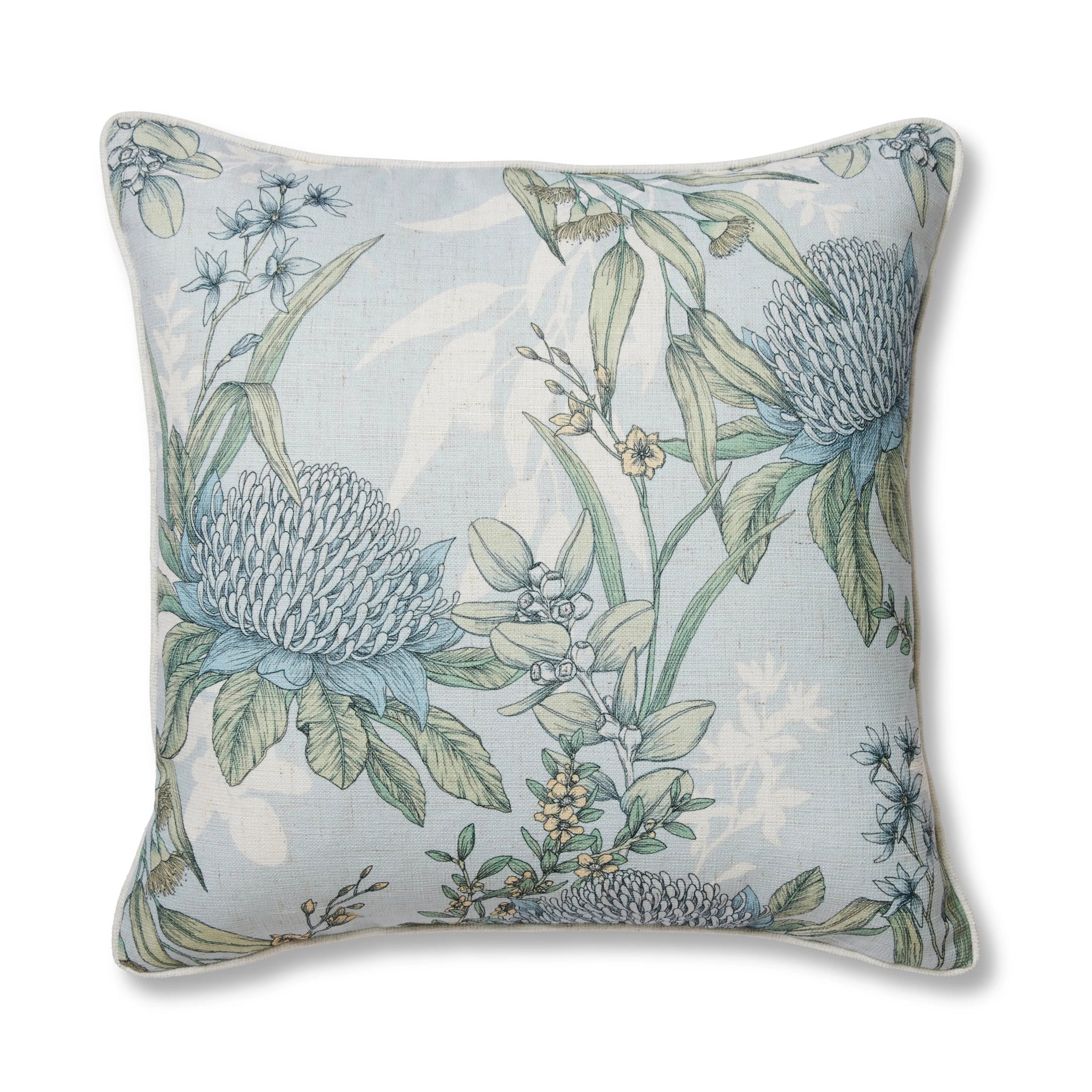 Glenelg Blue Cushion 50cm - Pure Apotheca