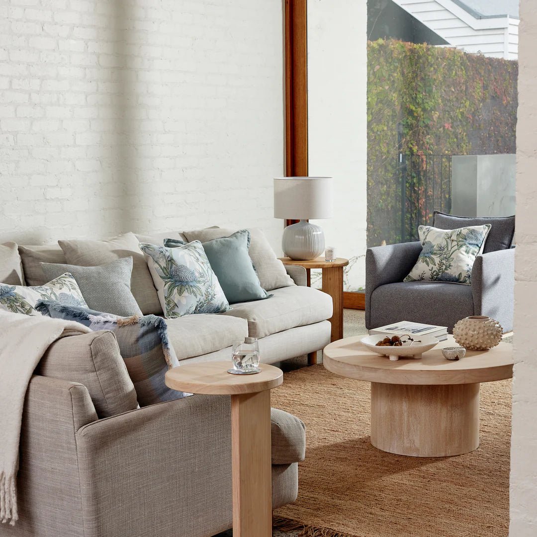 GLENELG LIGHT BLUE LAMP D38XH51.5CM - Pure Apotheca