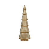 Glimmer Xmas Tree Glass 8.5x25.5cm Gold - Pure Apotheca