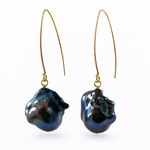 Gloria Midnight Baroque Pearl Earring - Pure Apotheca