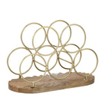 Gloria Wood/Metal Wine Rack - Pure Apotheca