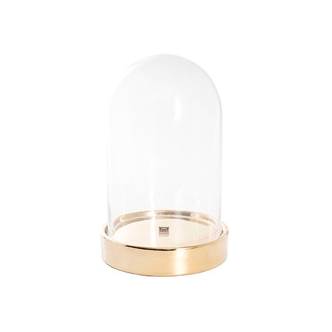 Gold Base Glass Candle Cloche - Pure Apotheca