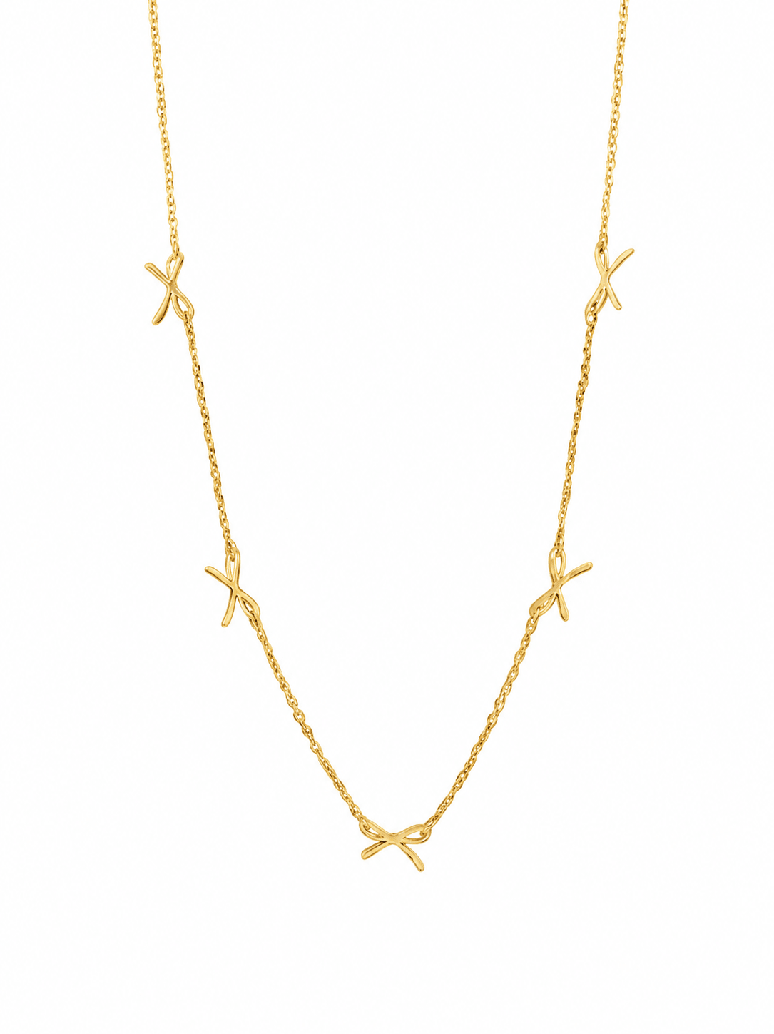 Gold Bow Chain Necklace - Pure Apotheca