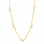 Gold Bow Chain Necklace - Pure Apotheca