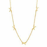 Gold Bow Chain Necklace - Pure Apotheca