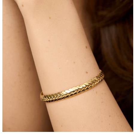 Gold Braided Cuff - Pure Apotheca