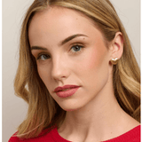 Gold Brushed Big Heart Earring - Pure Apotheca
