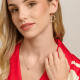 Gold Centre Cuff Link - Pure Apotheca