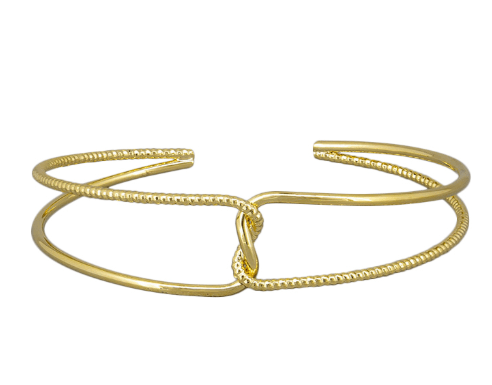 Gold Centre Cuff Link - Pure Apotheca