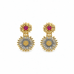 Gold Coloured Dixie Flower Earring - Pure Apotheca