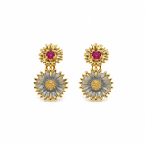 Gold Coloured Dixie Flower Earring - Pure Apotheca