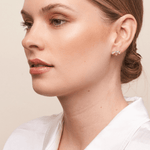 Gold Crystal Bee Studs - Pure Apotheca