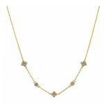 Gold Crystal Felice Chain Necklace - Pure Apotheca