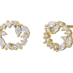Gold Crystal Floret Earring - Pure Apotheca