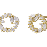 Gold Crystal Floret Earring - Pure Apotheca