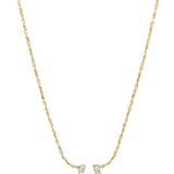 Gold Crystal Horse Shoe Necklace - Pure Apotheca