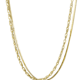 Gold Double Chain Necklace - Pure Apotheca