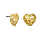 Gold Edged Heart Earring - Pure Apotheca