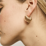 Gold Emilia Hoops - Pure Apotheca