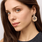 Gold Filigree Disc Earrings - Pure Apotheca