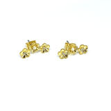 Gold Flower Trio Earring - Pure Apotheca