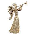 GOLD HERALDING LIGHT UP ANGEL 90CM - Pure Apotheca