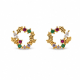 Gold Ivy Wreath Earring - Pure Apotheca