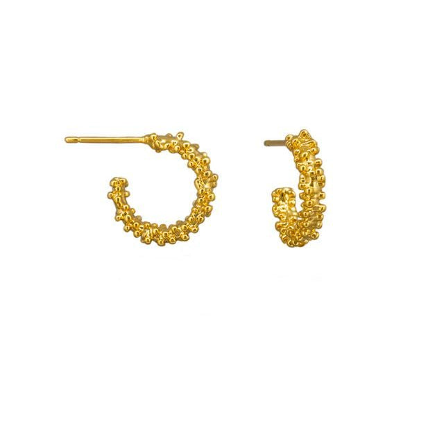 Gold Jenna Hoops - Pure Apotheca