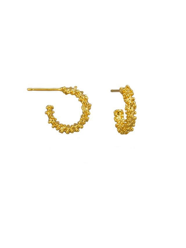 Gold Jenna Hoops - Pure Apotheca