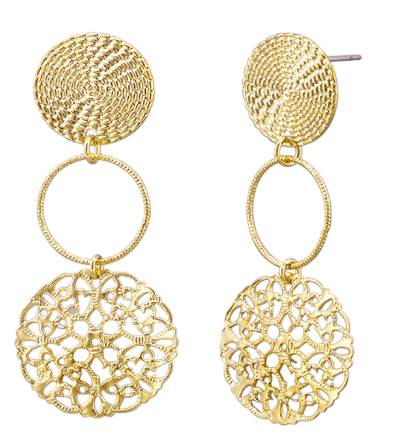 Gold Lacey Earring - Pure Apotheca