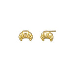 Gold Le Croissant Studs - Pure Apotheca