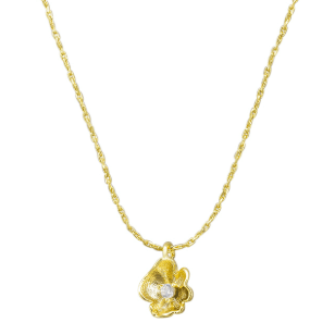 Gold Little Flower Necklace - Pure Apotheca