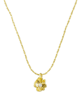 Gold Little Flower Necklace - Pure Apotheca