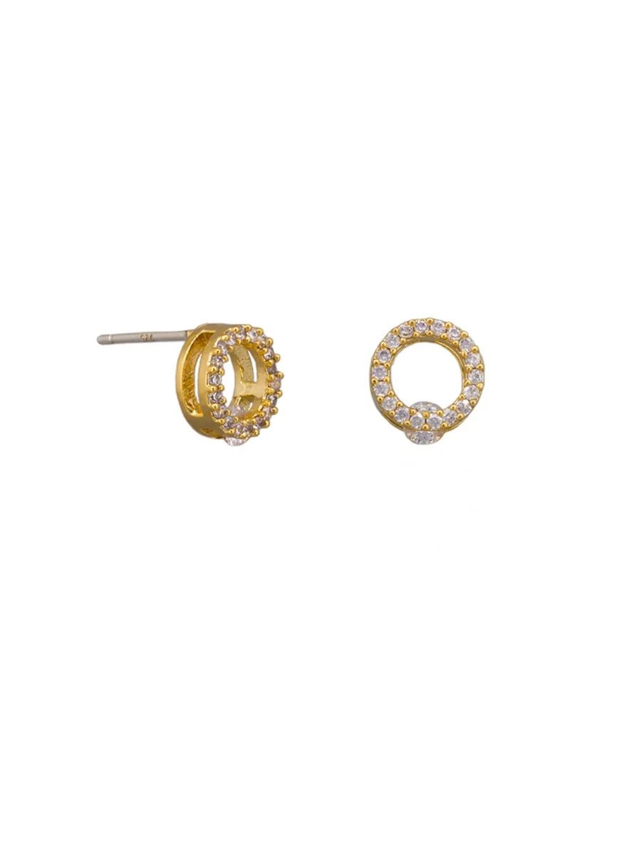 Gold Mary Crystal Earring - Pure Apotheca